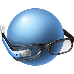 Googler Glasses Icon Download Google Glass Icons Iconspedia