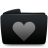 Folder black heart-48