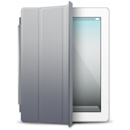 iPad 2 White gray cover
