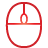 Mouse red Icon