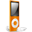 iPod Nano orange off icon