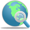 Search globe-128