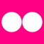 Flickr Pink Metro icon