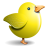 Twitter yellow bird-48