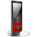 iPod Nano black and red off-128
