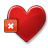 Heart x icon