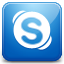 Skype blue Icon