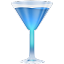 Wineglass blue Icon