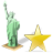 Statue of Liberty Star-48