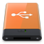 HDD Orange USB W icon