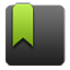 Bookmarks green icon