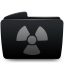 Folder black burnable icon
