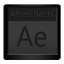 Black AfterEffects icon