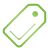 Tag green icon