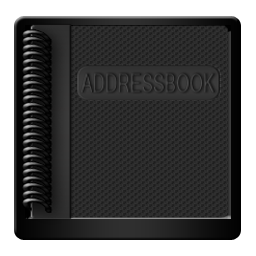 Black AddressBook