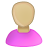 User female olive pink bald