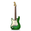 Stratocaster guitar green icon