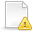 Page Blank Warning icon