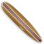 Brown surfboard icon