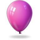Ballon pink-128