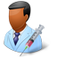 Immunologist Male Dark icon