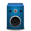 Speaker Brightblue icon