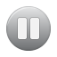 button grey pause Icon