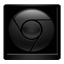 Black Google Chrome icon