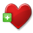 Heart add icon