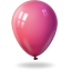 Ballon magenta-64