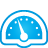 Dashboard blue icon