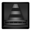 Black VLC icon