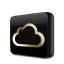 Gold icloud icon
