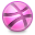 Dribbble round Icon