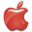 Apple Logo Red-32