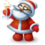 Happy Santa Icon