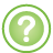 Question Frame green icon