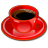 Coffee cup red-48