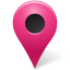 Map Marker Marker Outside Pink icon