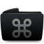 Folder black cmd icon