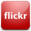 Flickr red Icon
