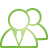 Users green icon