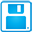 Floppy Disk blue-32
