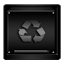 Black Trash Empty icon