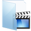 Video blue icon