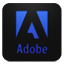 Adobe logo blueberry icon