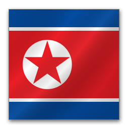 North Korea flag-256