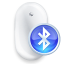 Mouse front blue icon
