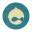 Retro Drupal Rounded-32